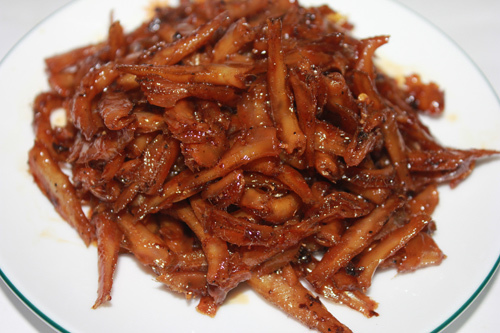 Cách làm cá cơm kho đường thốt nốt